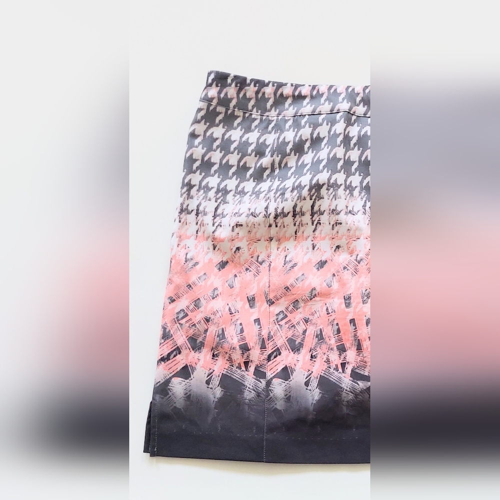 EP Pro Houndstooth Golf Skirt Womens Size XS Gray Pink - Picture 8 of 9